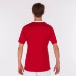 Joma 82P4R1011 احمر ابيض قميص بأكمام قصيرة النمر الثالث رجال - Image 3