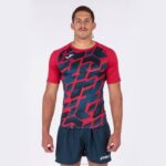 Joma 82P4R1013 أحمر أزرق كحلي قميص بأكمام قصيرة myskin iii رجال - Image 2