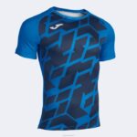 Joma 82P4R1014 الأزرق الملكي الأزرق الداكن قميص بأكمام قصيرة myskin iii رجال