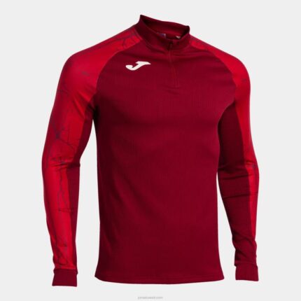 Joma 82P4R1058 أحمر قميص من النوع الثقيل النخبة التاسع رجال