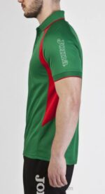 Joma 82P4R1073 أخضر أحمر بطولة قميص بولو قصير الأكمام III رجال - Image 4