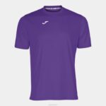 Joma 82P4R110 أرجواني قميص قصير الأكمام كومبي رجال