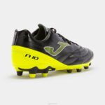 Joma 82P4R1112 أسود أصفر فلوري حذاء كرة القدم Numero-10 23 FG - Image 3
