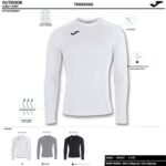 Joma 82P4R1115 أبيض كم طويل قميص براما رجال - Image 3