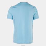Joma 82P4R1123 السماء الزرقاء البيضاء قميص بطولة قصيرة الأكمام السابع رجال - Image 2