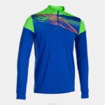 Joma 82P4R1147 الأزرق الملكي الأخضر الفلوريسنت قميص من النوع الثقيل النخبة x رجال