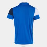 Joma 82P4R1151 الأزرق الملكي الأزرق الداكن الأبيض قميص بولو بأكمام قصيرة طاقم v رجال - Image 2