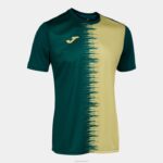 Joma 82P4R1153 أصفر أخضر قميص بأكمام قصيرة سيتي الثاني رجال