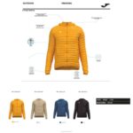 Joma 82P4R1183 أسود مستكشف سترة خفيفة رجال - Image 5