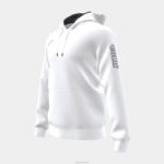 Joma 82P4R1192 أبيض سترة مقنعين الشارع الحضري رجال - Image 4