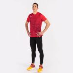 Joma 82P4R1196 أحمر قميص قصير الأكمام النخبة الثامن رجال - Image 4
