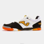 Joma 82P4R1198 أبيض أسود حذاء كرة الصالات توب فليكس 23 داخلي - Image 2