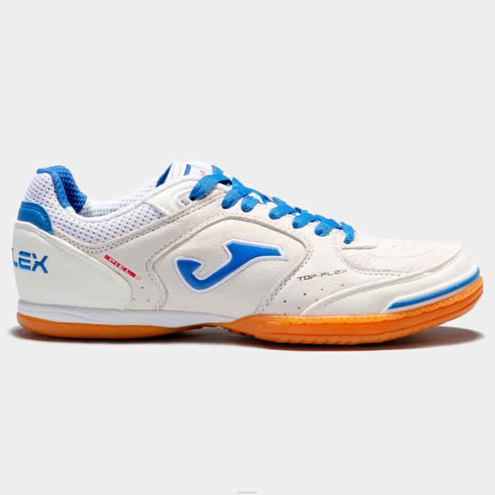 joma_82p4r1199_d8a3d8a8d98ad8b6_d8add8b0d8a7d8a1_d983d8b1d8a9_d8a7d984d8b5d8a7d984d8a7d8aa_d8aad988d8a8_d981d984d98ad983d8b3_21_.jpg Joma 82P4R1199 أبيض حذاء كرة الصالات توب فليكس 21 داخلي - Image 1