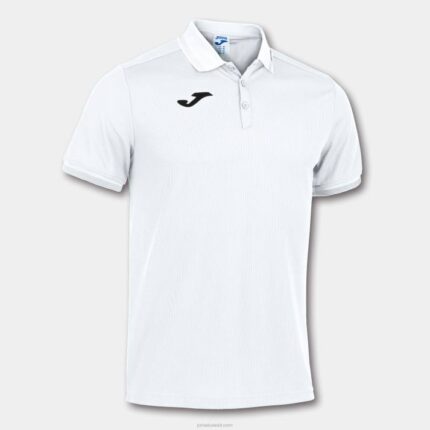 Joma 82P4R1216 أبيض قميص بولو بأكمام قصيرة الحرم الجامعي iii رجال