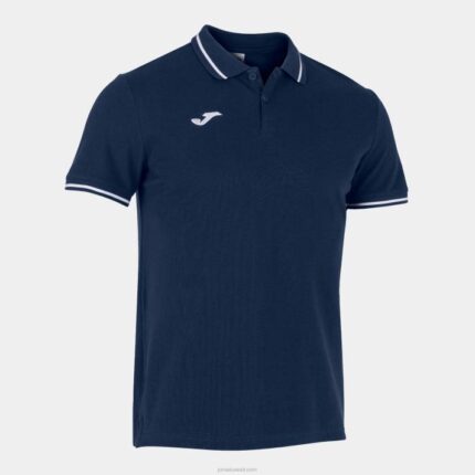 Joma 82P4R1222 الأزرق الداكن قميص بولو بأكمام قصيرة مريحة II رجال
