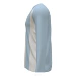 Joma 82P4R1226 السماء الزرقاء البيضاء قميص طويل الأكمام بيزا الثاني رجال - Image 4