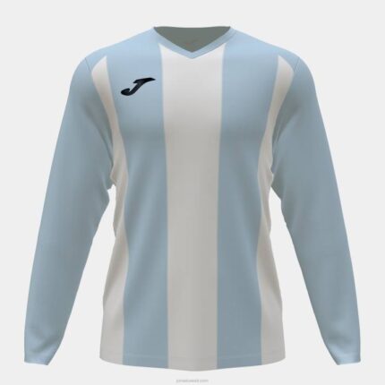 Joma 82P4R1226 السماء الزرقاء البيضاء قميص طويل الأكمام بيزا الثاني رجال