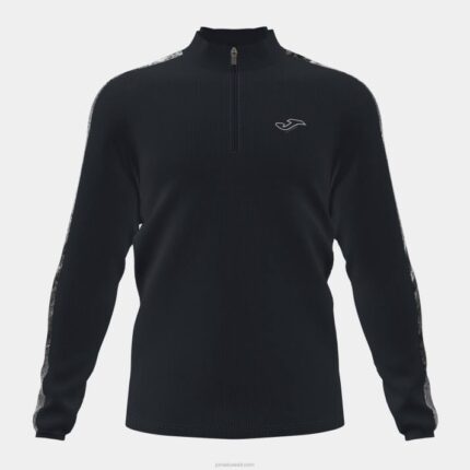 Joma 82P4R1235 أسود قميص من النوع الثقيل r الطبيعة رجال