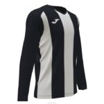 Joma 82P4R1239 أسود أبيض قميص طويل الأكمام بيزا الثاني رجال - Image 2