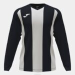Joma 82P4R1239 أسود أبيض قميص طويل الأكمام بيزا الثاني رجال