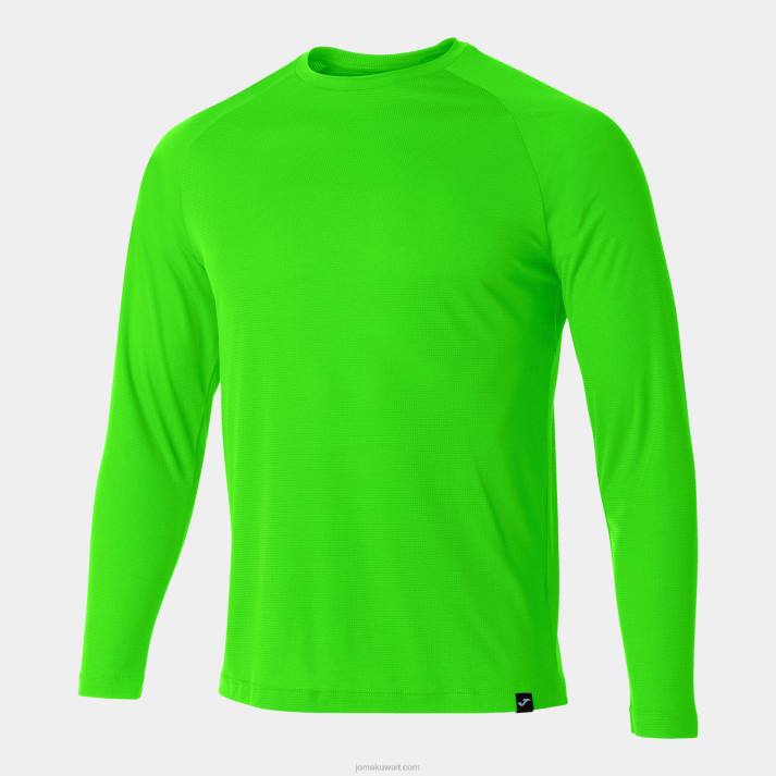 joma_82p4r1244_d986d98ad988d986_d8a7d984d8aed8b6d8b1d8a7d8a1_d982d985d98ad8b5_d8b7d988d98ad984_d8a7d984d8a3d983d985d8a7d985_r_co.jpg Joma 82P4R1244 نيون الخضراء قميص طويل الأكمام r-combi رجال - Image 1