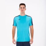 Joma 82P4R1258 الفلورسنت الفيروز الأزرق الداكن أكاديمية قميص بأكمام قصيرة iii رجال - Image 2