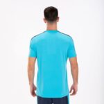 Joma 82P4R1258 الفلورسنت الفيروز الأزرق الداكن أكاديمية قميص بأكمام قصيرة iii رجال - Image 4
