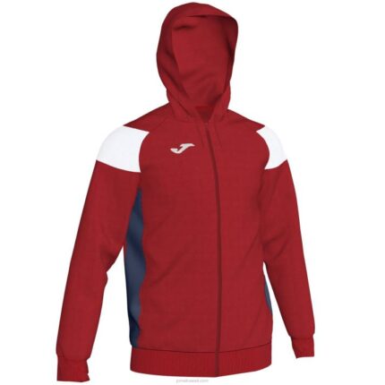 Joma 82P4R1285 أحمر أبيض أزرق كحلي طاقم سترة مقنعين ثالثا رجال
