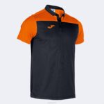 Joma 82P4R1286 برتقالة سوداء قميص بولو بأكمام قصيرة هواية II رجال