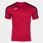 Joma 82P4R1304 أحمر أسود أكاديمية قميص بأكمام قصيرة iii رجال