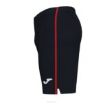Joma 82P4R130 أسود أحمر شورت برمودا مفتوح ثالثا رجال - Image 4