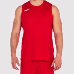 Joma 82P4R1310 أحمر بلا أكمام سلة كومبي تي شيرت رجال - Image 2