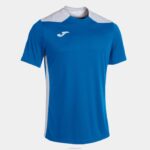 Joma 82P4R1345 أزرق ملكي أبيض بطولة قميص قصير الأكمام سادسا رجال