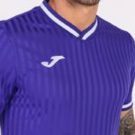 Joma 82P4R1349 أرجواني قميص قصير الأكمام toletum iii رجال - Image 5