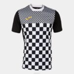 Joma 82P4R1360 أسود أبيض قميص بأكمام قصيرة العلم iii رجال - Image 4