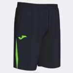 Joma 82P4R1363 أسود أخضر نيون بطولة برمودا شورتات vii رجال