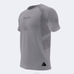 Joma 82P4R1366 رمادي قميص قصير الأكمام صالة رياضية داخلية رجال - Image 2