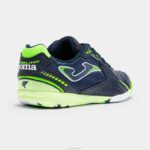 Joma 82P4R1368 الأزرق الداكن والأصفر أحذية كرة الصالات المراوغة 23 داخلي - Image 3