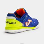 Joma 82P4R136 الأزرق الملكي الأخضر الفلوريسنت حذاء كرة الصالات أعلى فليكس انتعاش 23 داخلي - Image 3