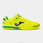 Joma 82P4R1371 الفلورسنت الأصفر الأزرق الداكن حذاء كرة الصالات توب فليكس 23 داخلي