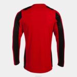 Joma 82P4R1375 أحمر أسود قميص طويل الاكمام انتر كلاسيك رجال - Image 2