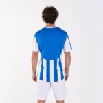 Joma 82P4R1395 أزرق ملكي أبيض قميص بأكمام قصيرة رجال - Image 4
