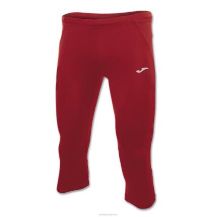 Joma 82P4R1407 أحمر 3/4 لباس ضيق يسجل رجال
