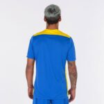 Joma 82P4R1412 الأزرق الملكي الأصفر بطولة قميص قصير الأكمام سادسا رجال - Image 3