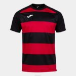 Joma 82P4R1431 أسود أحمر قميص قصير الأكمام prorugby الثاني رجال - Image 4