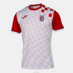 Joma 82P4R1447 أبيض أحمر قميص قصير الأكمام 1st موحد الاتحاد الكرواتي لكرة اليد - Image 3