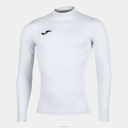 Joma 82P4R1456 أبيض قميص بأكمام طويلة من أكاديمية براما
