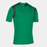 Joma 82P4R1461 أخضر أسود بطولة قميص قصير الأكمام v رجال
