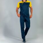 Joma 82P4R1464 الأزرق الداكن والأصفر قميص بولو بأكمام قصيرة هواية II رجال - Image 3