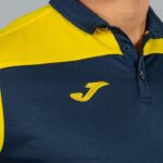 Joma 82P4R1464 الأزرق الداكن والأصفر قميص بولو بأكمام قصيرة هواية II رجال - Image 4